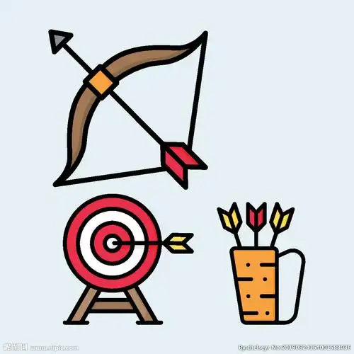 卡通弓箭图片