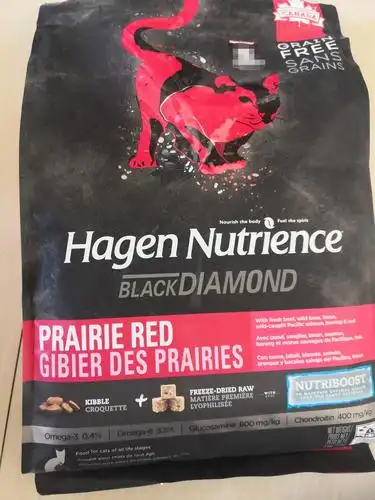 求删纽翠斯黑钻无谷红肉猫粮11磅已出