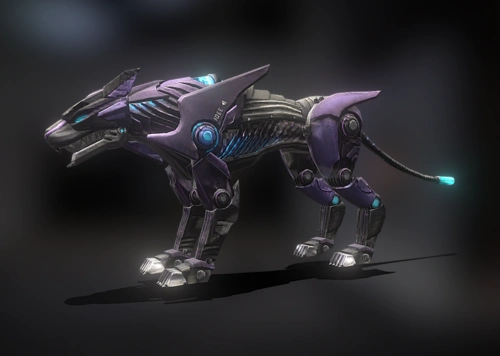 机械豹 机械狗 仿生四足机器人 机器狗 机械怪兽 机械动物 科幻机甲