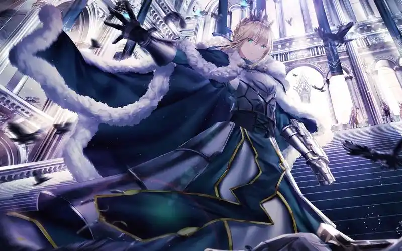 【音乐可视化动态壁纸】saber:artoria pendragon-wallpaper engine
