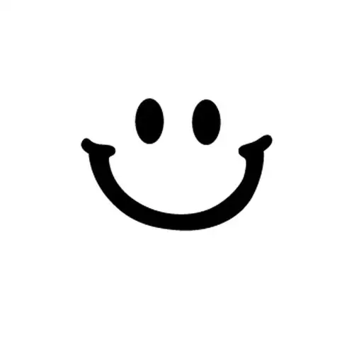 笑脸ins简约图案客厅服装奶茶甜品墙贴