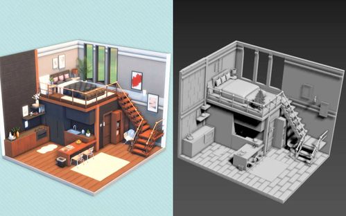【3dmax场景建模】超简单室内场景模型搭建,详细布线,渲染教程