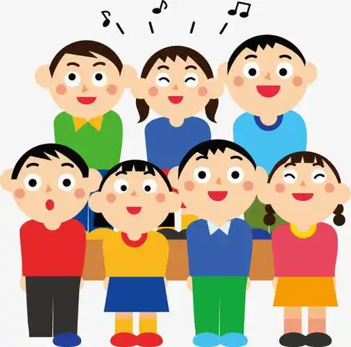 卡通q版人物造型大合唱