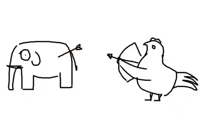 谐音比如"西瓜刀",虽然题目很简单,但是在刀旁边加