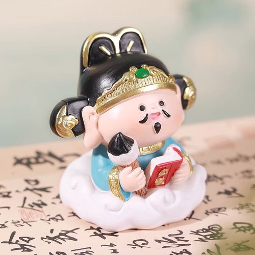 铭汇通文昌帝君逢考必过文曲星摆件考试幸运符高中考励志上岸好运小