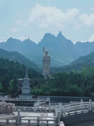 安徽九华山一景