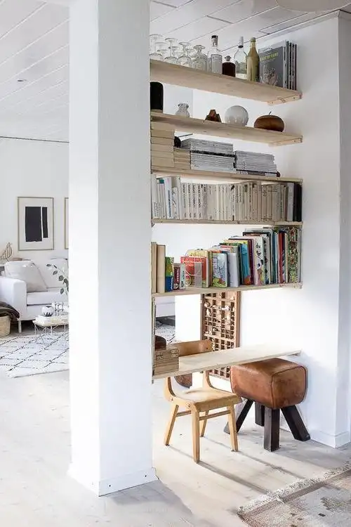 然而装修的时候,还是很容易让人抓狂,好好的地方被这么一根承重柱立在