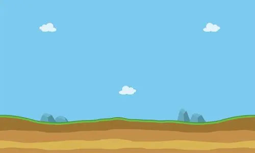 卡通,风景,游戏,背景,剪影,矢量图