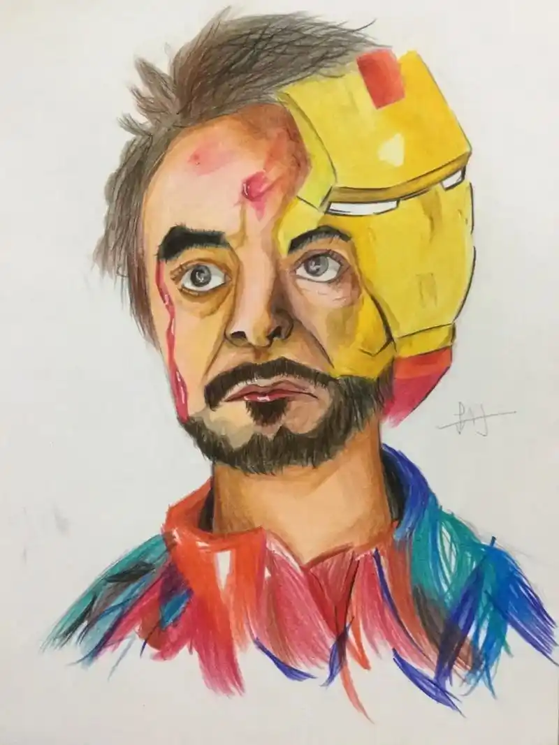 复仇者联盟 #钢铁侠  #手绘 - 抖音