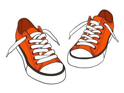 运动鞋卡通图片