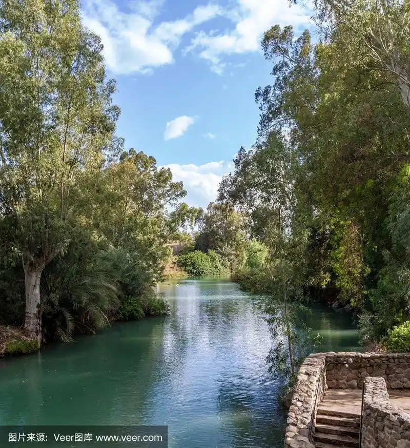 以色列约旦河沿岸的浸礼地点