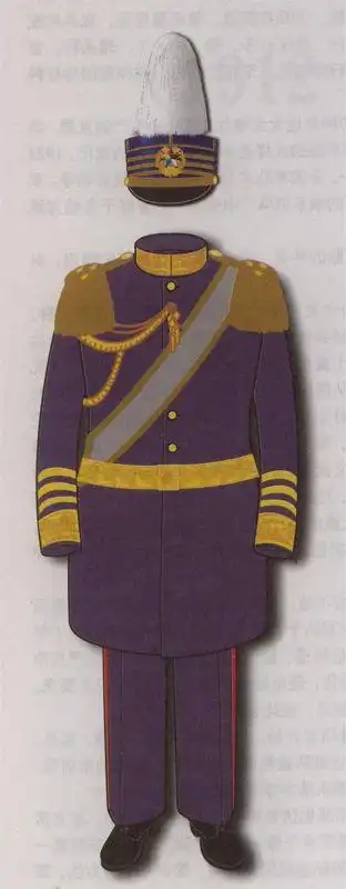 所以北洋军的军服处处都是清军军服的一.
