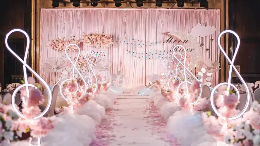 2020农村高端婚礼现场布置2020农村婚礼舞台布置效果图