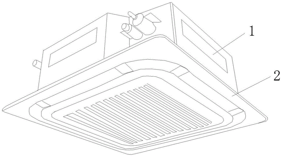 无线通讯天井机和空调系统的制作方法