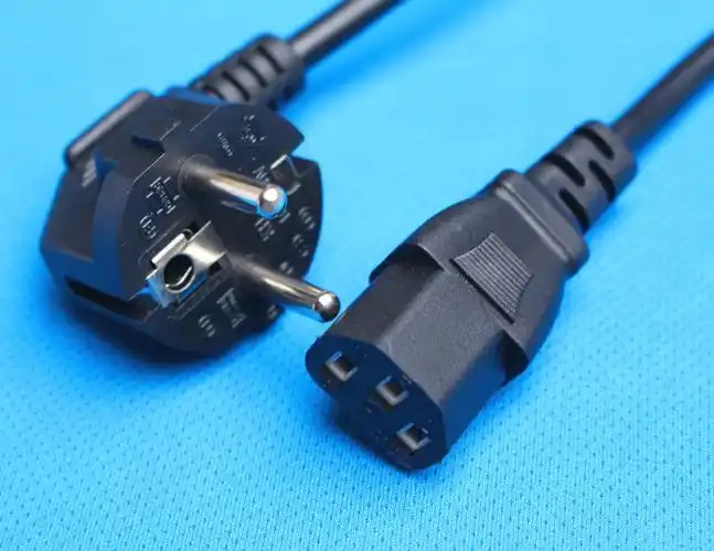 欧规品字尾电源线 欧式三插头欧标欧洲电源线 欧规三芯插头电源线