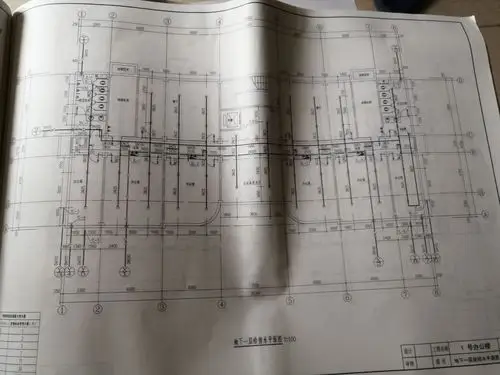 广联达1号办公楼安装图纸