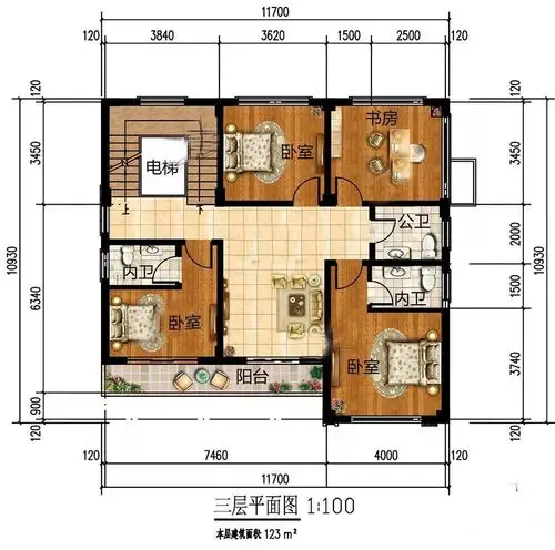 别墅设计-乡村房子设计图-农村自建房设计图-轩鼎房屋图纸网