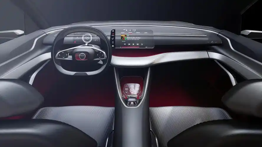 菲亚特快背概念车内部设计欣赏