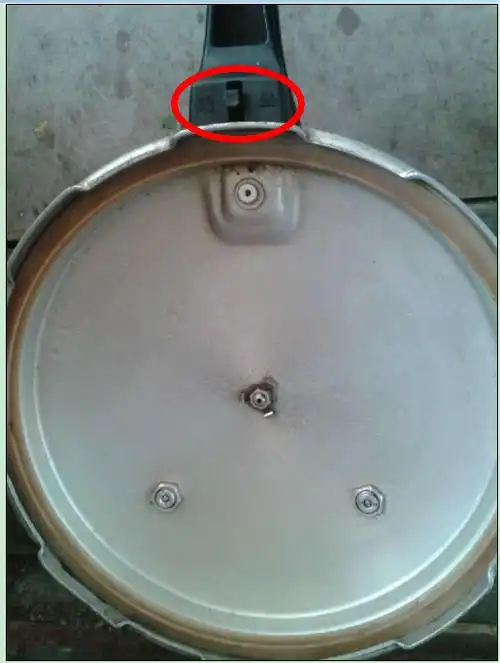 高压锅的"合盖标记"没了还能用吗? 如图,谢谢