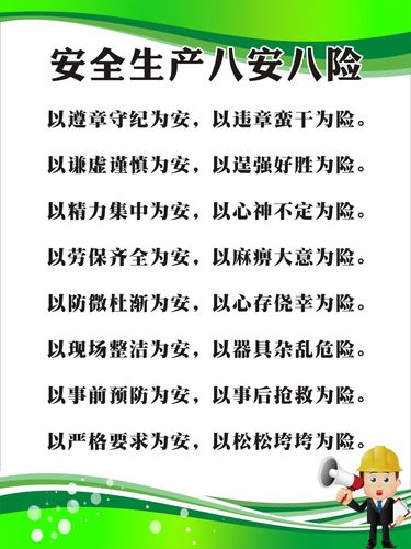 m769工地施工建筑安全生产八安八险153海报印制展板写真喷绘贴画