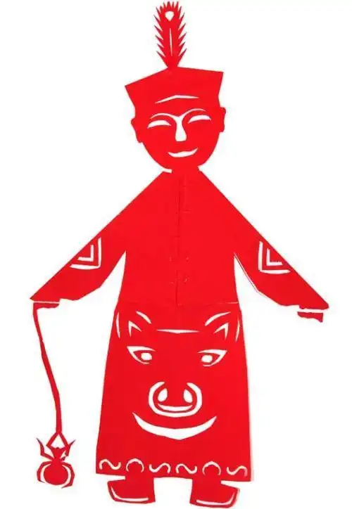 剪纸人一共几关剪纸人图大全疯狂的外星人剪纸嬷嬷人剪纸步骤7个小人