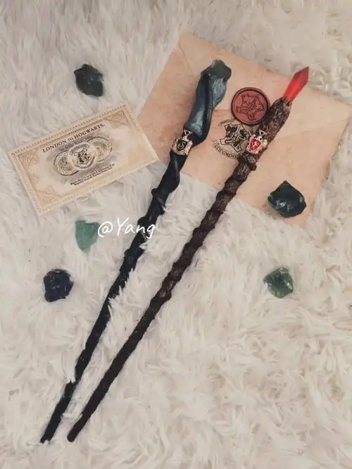 diy哈利波特专属魔杖!狮院和蛇院