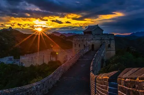 长城夕阳 - 地方类-摄影大赛2016 - 国家地理中文网