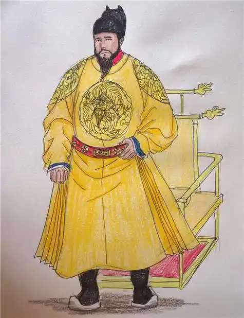 大明宣宗宣德皇帝朱瞻基 漫画