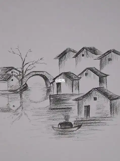 比较清秀古典的钢笔素描,临摹山水画展览预告 | 应化山川——周