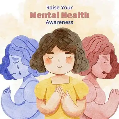 里面有各种物品,包括电话,相机和手机100手绘心理健康 instagram 故事