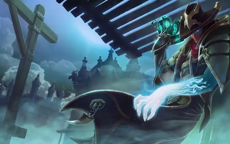 【皮肤鉴赏】#卡牌大师 崔斯特 地底世界_英雄联盟