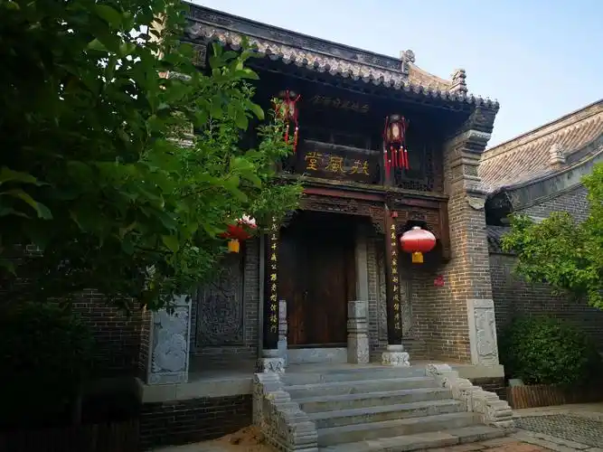 扶风堂是典型的晋派建筑,是祖籍山西扶风的万家所建