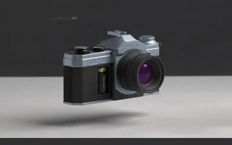 3dmax照相机模型制作,基础建模教学,模型制作 展uv sp材质