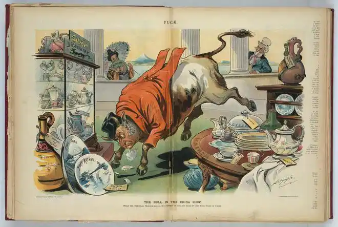 漫画系列1898年被瓜分的中国