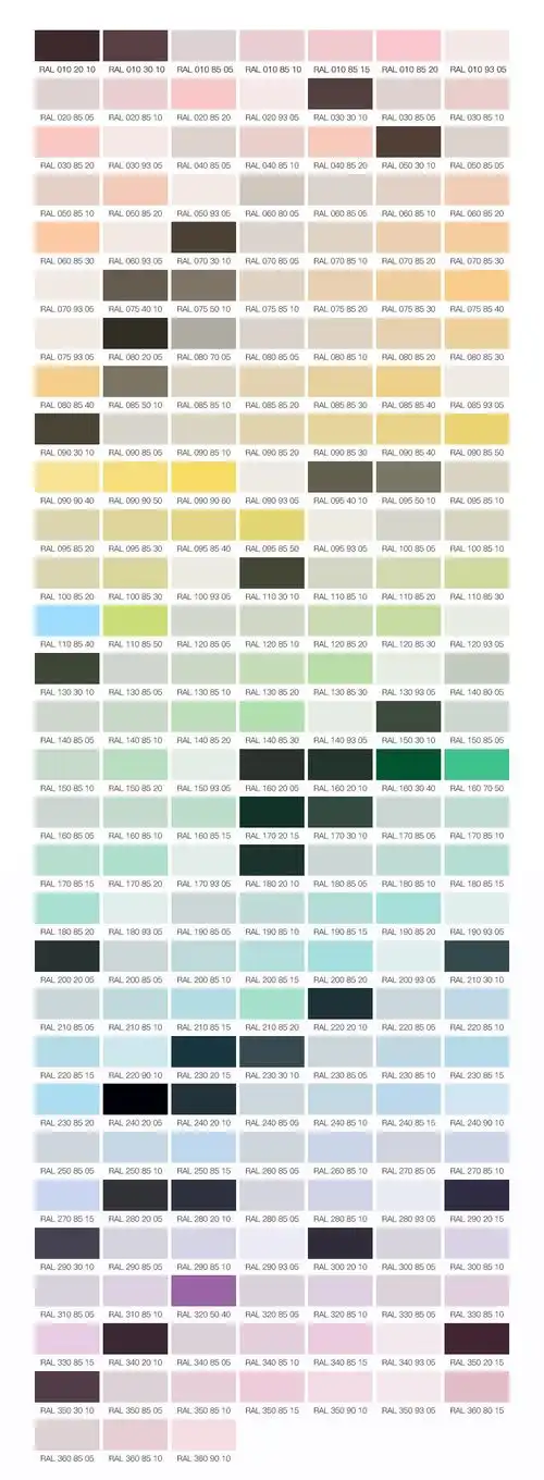 ral劳尔d2色卡设计师版色彩配色工具