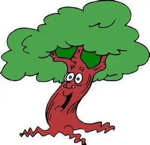 笔画图片1幅幼儿园关于大树儿童画怎么画 幼儿园大树简笔画图片带颜色