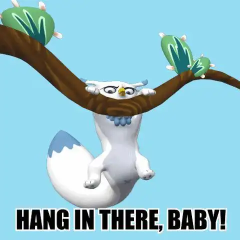 第三常用是:hang around.