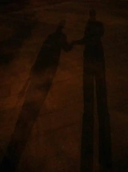 手牵手走在情岛的街头直到所有的灯都熄灭