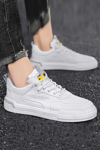 秋季新款男鞋子韩版潮流百搭运动板鞋男鞋休闲男士春季透气小白鞋