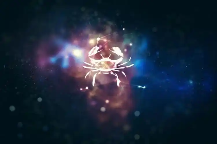 十二星座中的巨蟹座背景