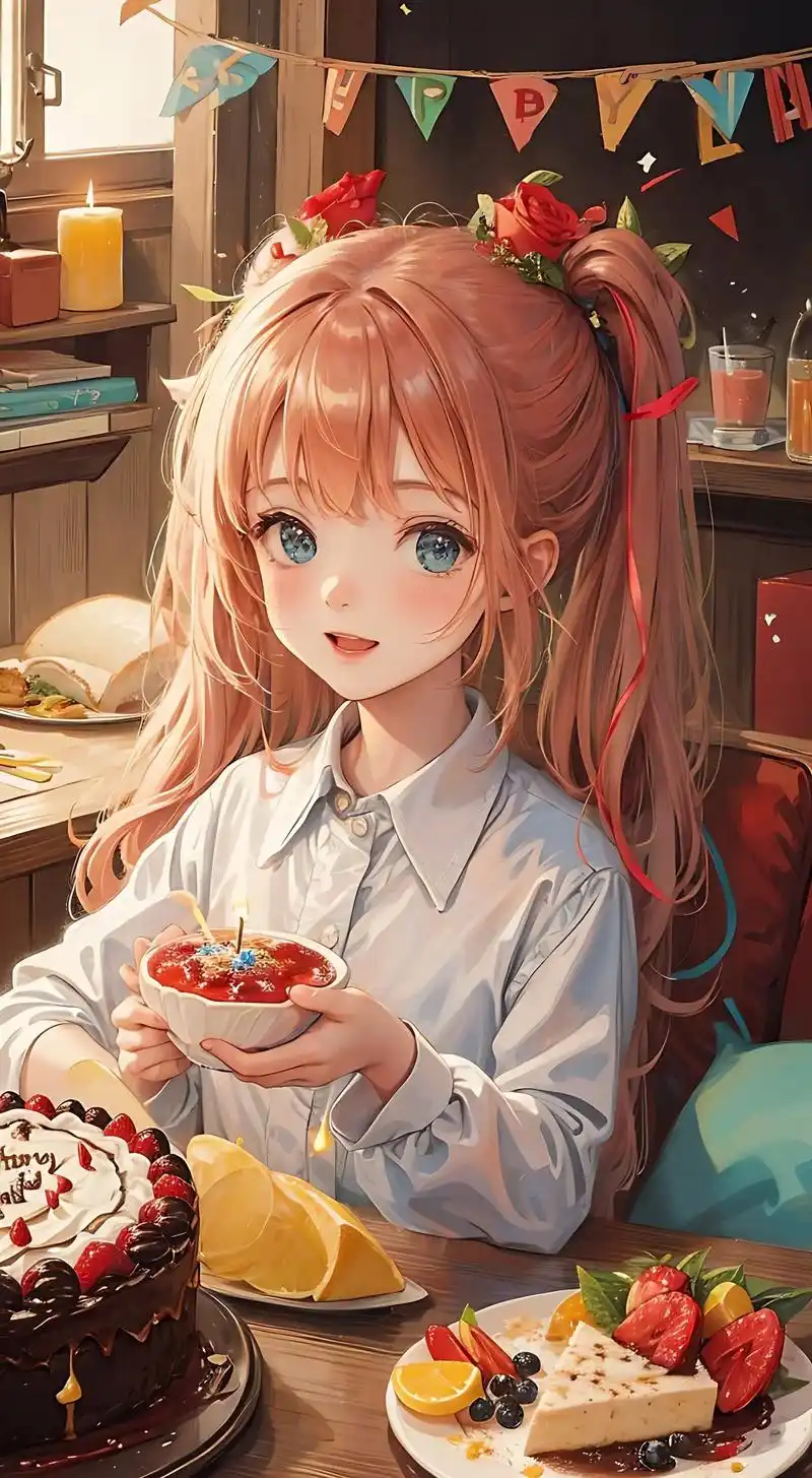 生日快乐呀.生日快乐壁纸,生日快乐动漫人物,最后祝你生日快乐 - 抖音