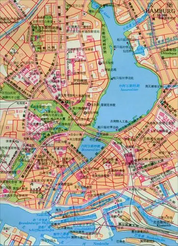 德国汉堡市区图 - 德国地图 - 地理教师网