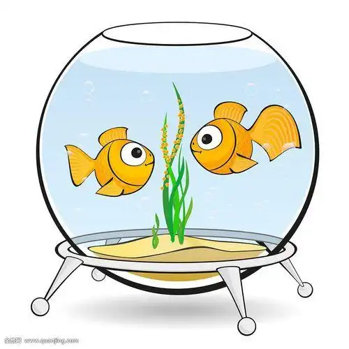 小鱼在鱼缸里游田的简笔画视频