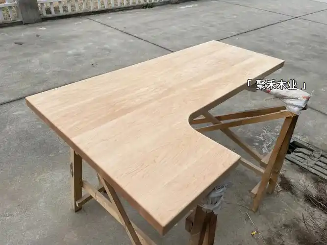加拿大硬枫木l型桌面