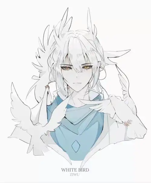 光遇动漫头像雨妈平菇白鸟