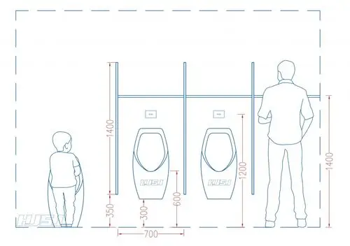 小便器设计安装标准指引hjsj2021