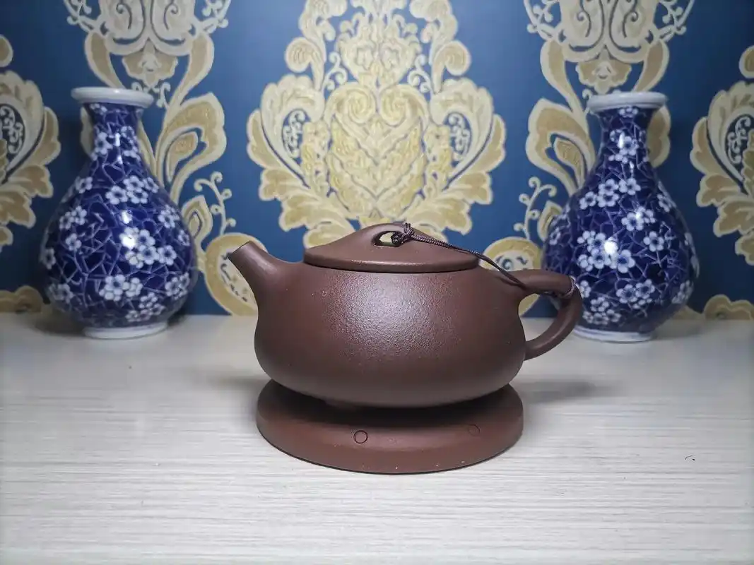 全手工紫泥大满瓢原矿宜兴紫砂壶