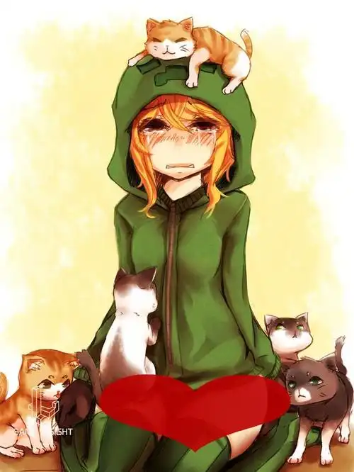 娘化苦力怕(苦力怕娘化图)