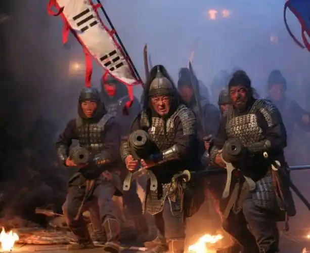 影视剧中的虎蹲炮.