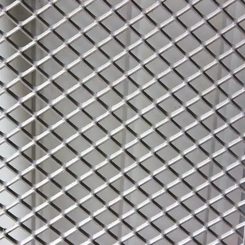 铝板拉伸网吊顶天花网吸音墙网幕墙铝拉网防护菱形网平面铝网片